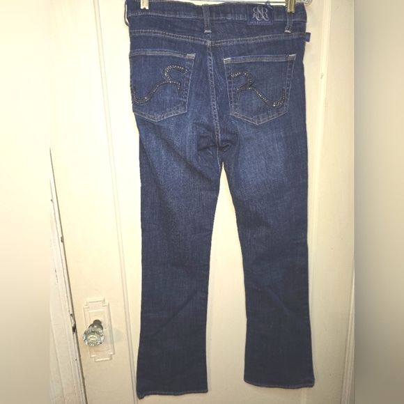 Rock & Republic Kasandra Dark Wash Bootcut Jeans Size 12M - Picture 2 of 15